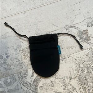 Tieks Black Drawstring Pouch
